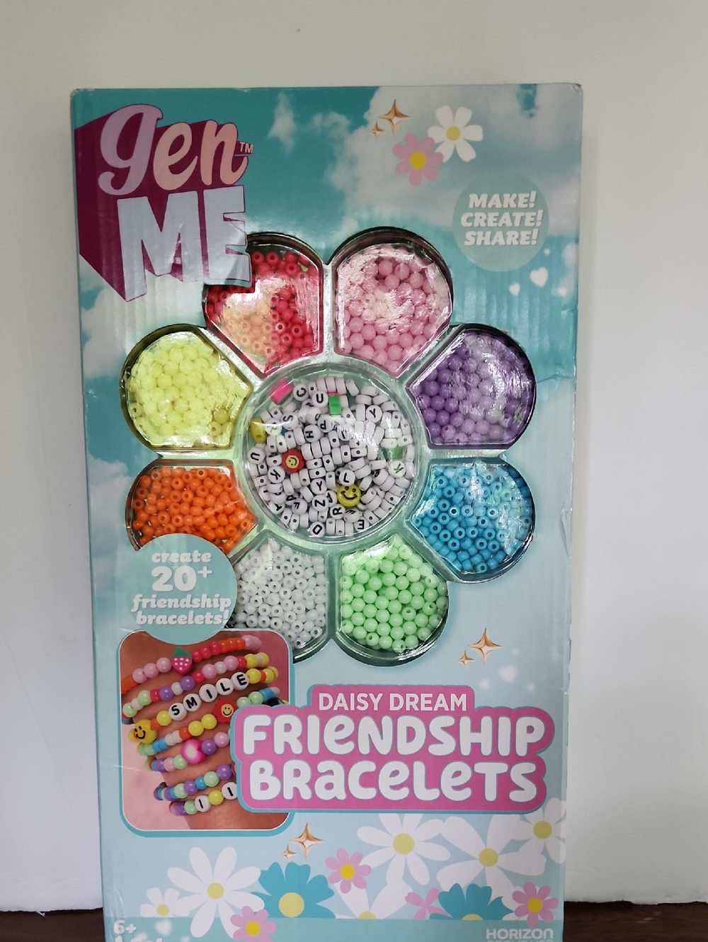 Daisy Dream Friendship Bracelets - Pastel Multi-Color Bead Kit